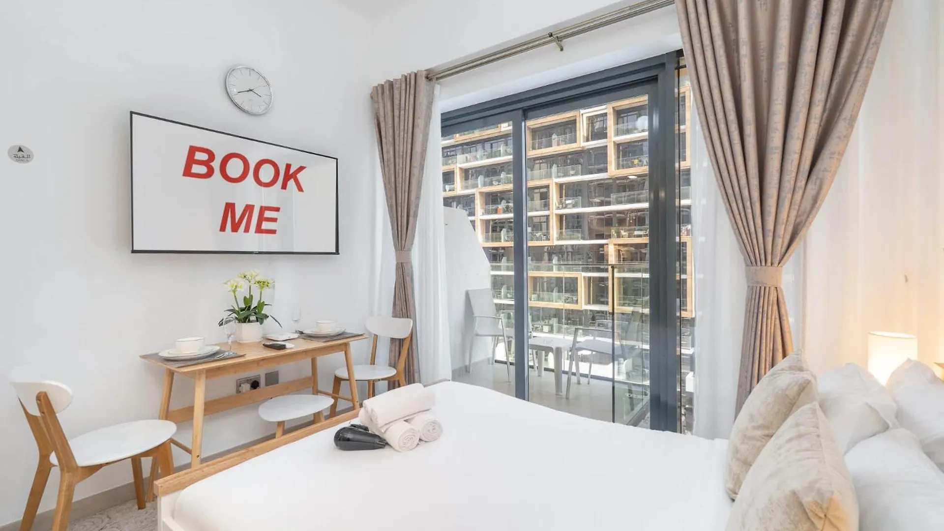 Peaceful Studio In Azizi Riviera 38 With Pool View Dubai Appartement